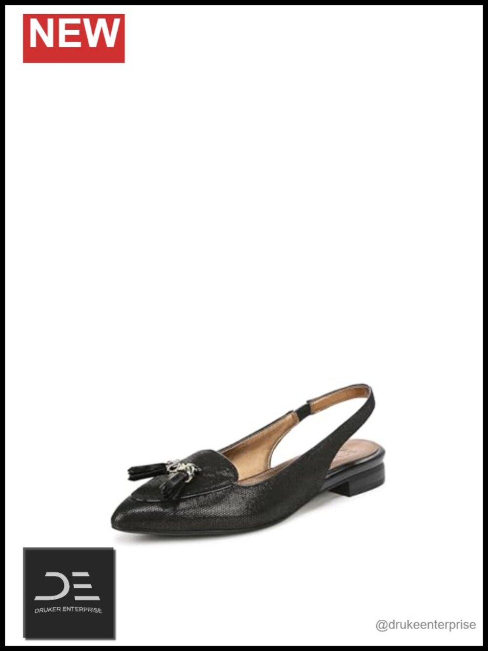 Women's Slingback Flats Pointed Toe Slip On Low Heel Comfort